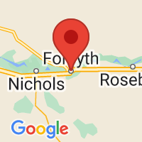 Map of Forsyth, MT
